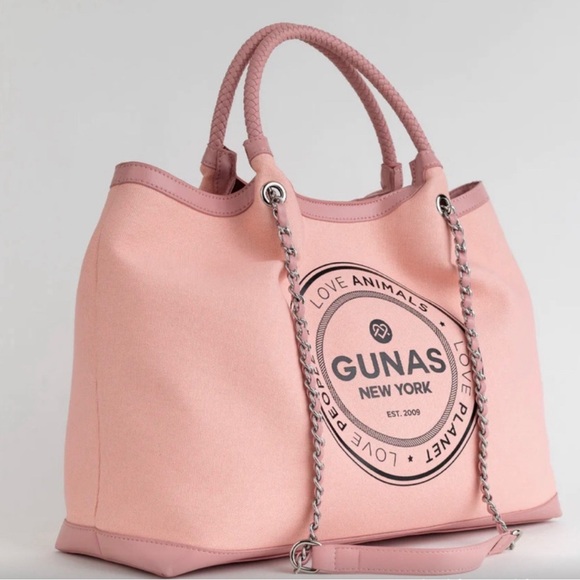Gunas Ruth Vegan Canvas Tote (Light Pink) - Picture 2 of 14